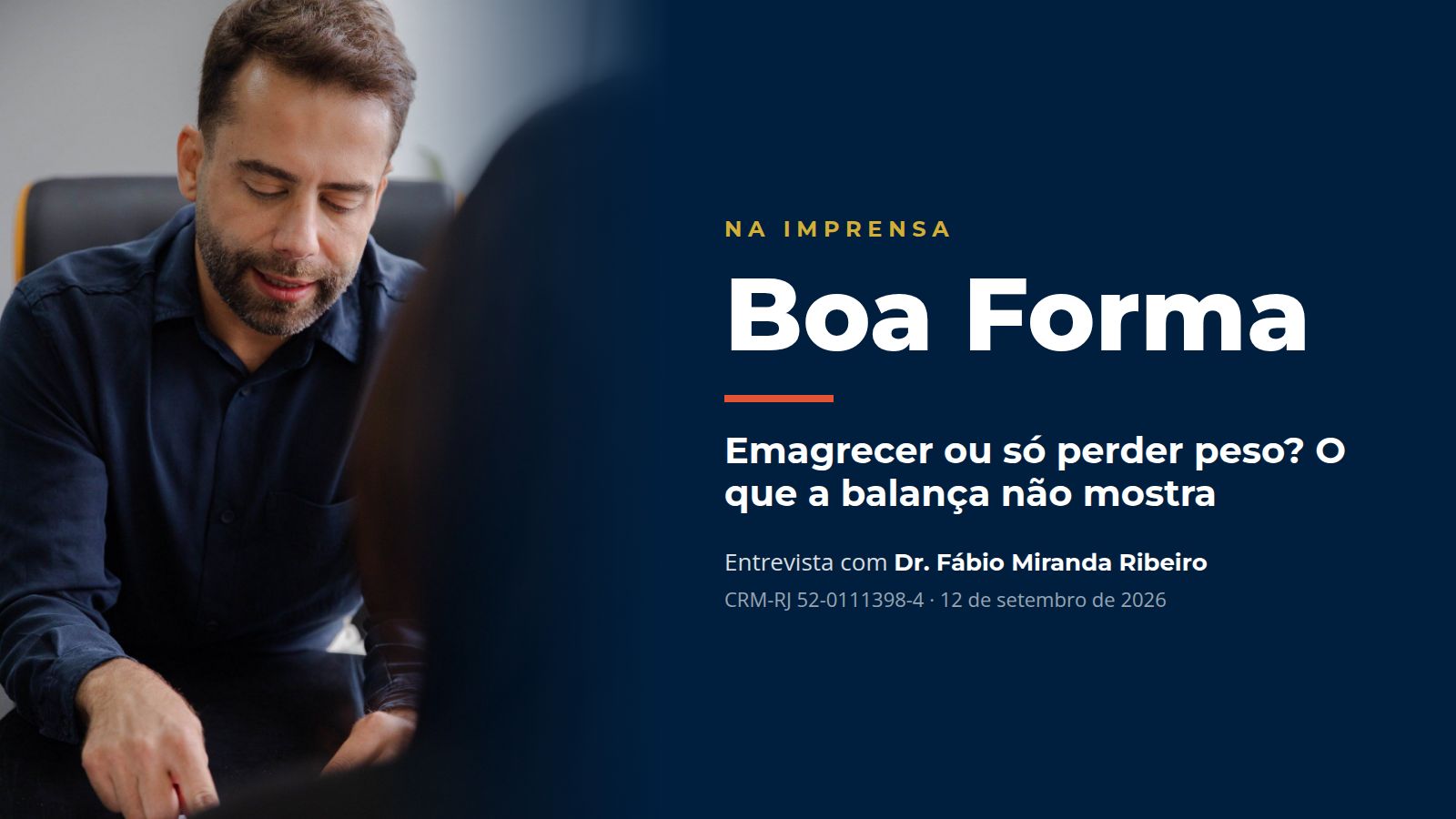 Dr. Fábio Miranda Ribeiro na revista Boa Forma