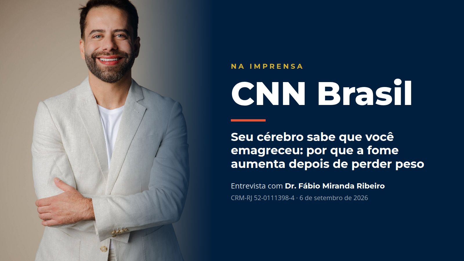 Dr. Fábio Miranda Ribeiro na CNN Brasil